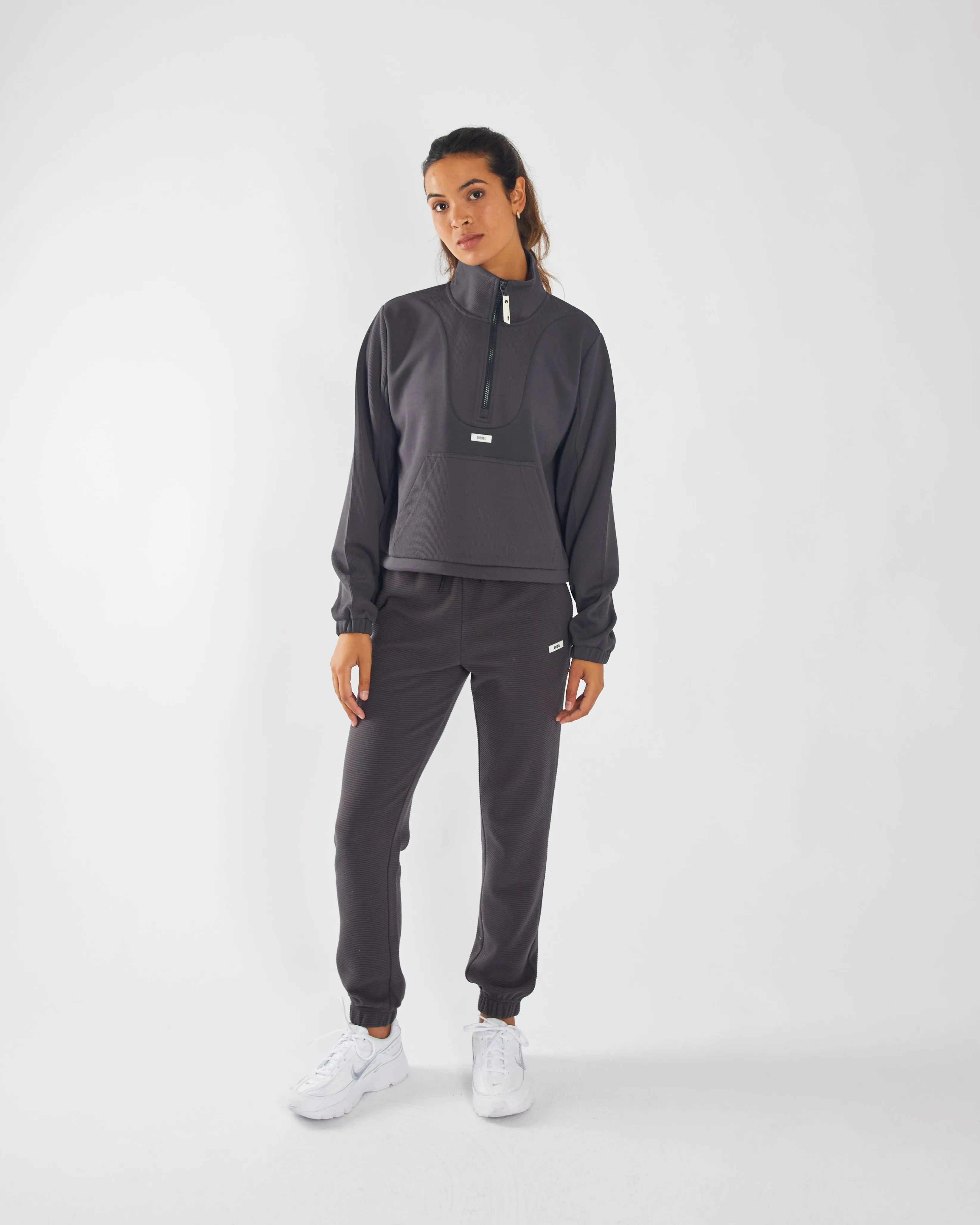 Urban Comfort Hana Half Zip Dark Slate