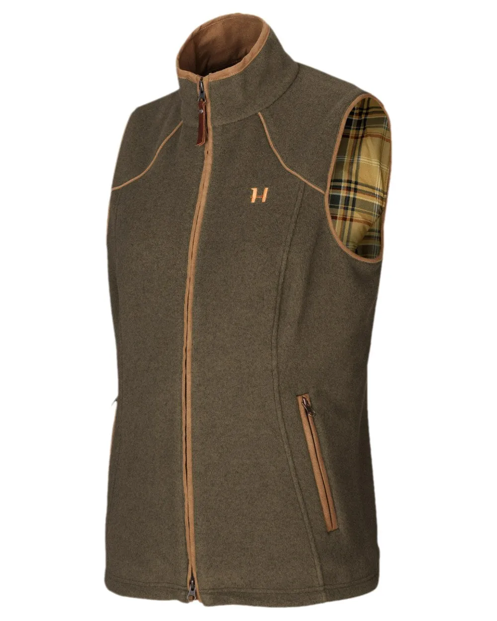 Harkila Sandhem Lady Fleece Waistcoat Airflow channels Free Move