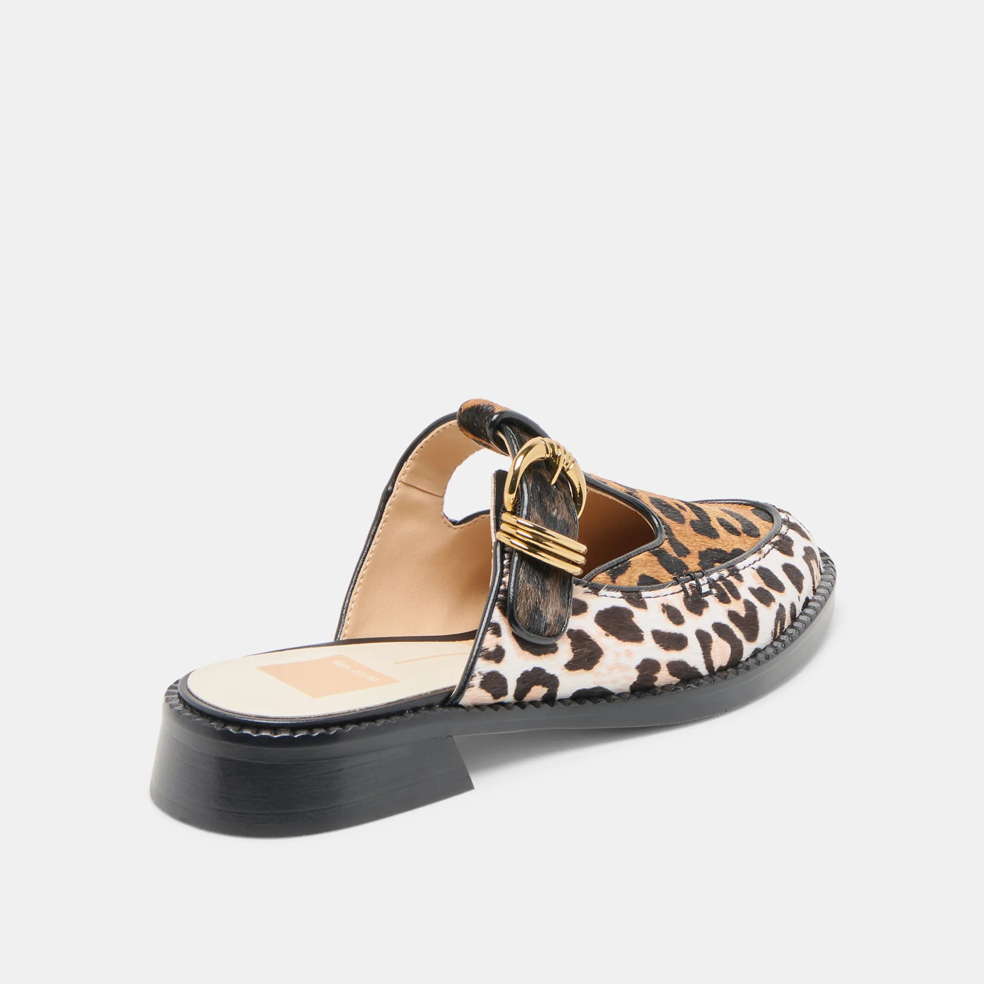 HARLAH FLATS LEOPARD MULTI CALF HAIR Suede