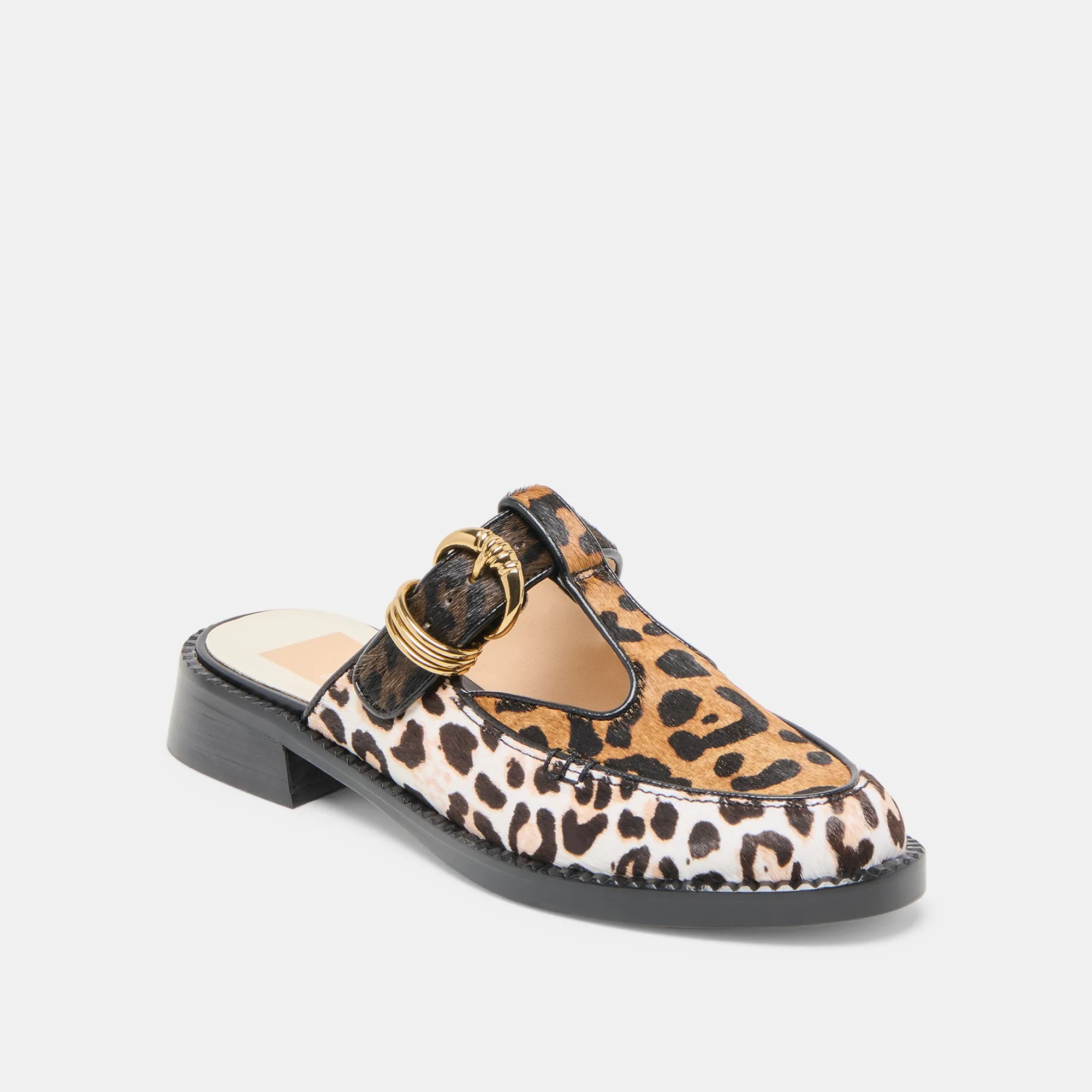 Trail Glow Ocean Mood HARLAH FLATS LEOPARD MULTI CALF HAIR
