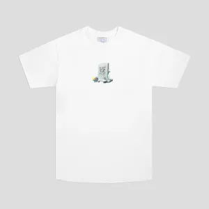 Easy to Style Performance Fit Wear Sci-Fi Fantasy Tombstone Tee - White