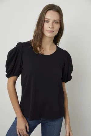 KIERA PUFF SLEEVE TEE Active Style Trend