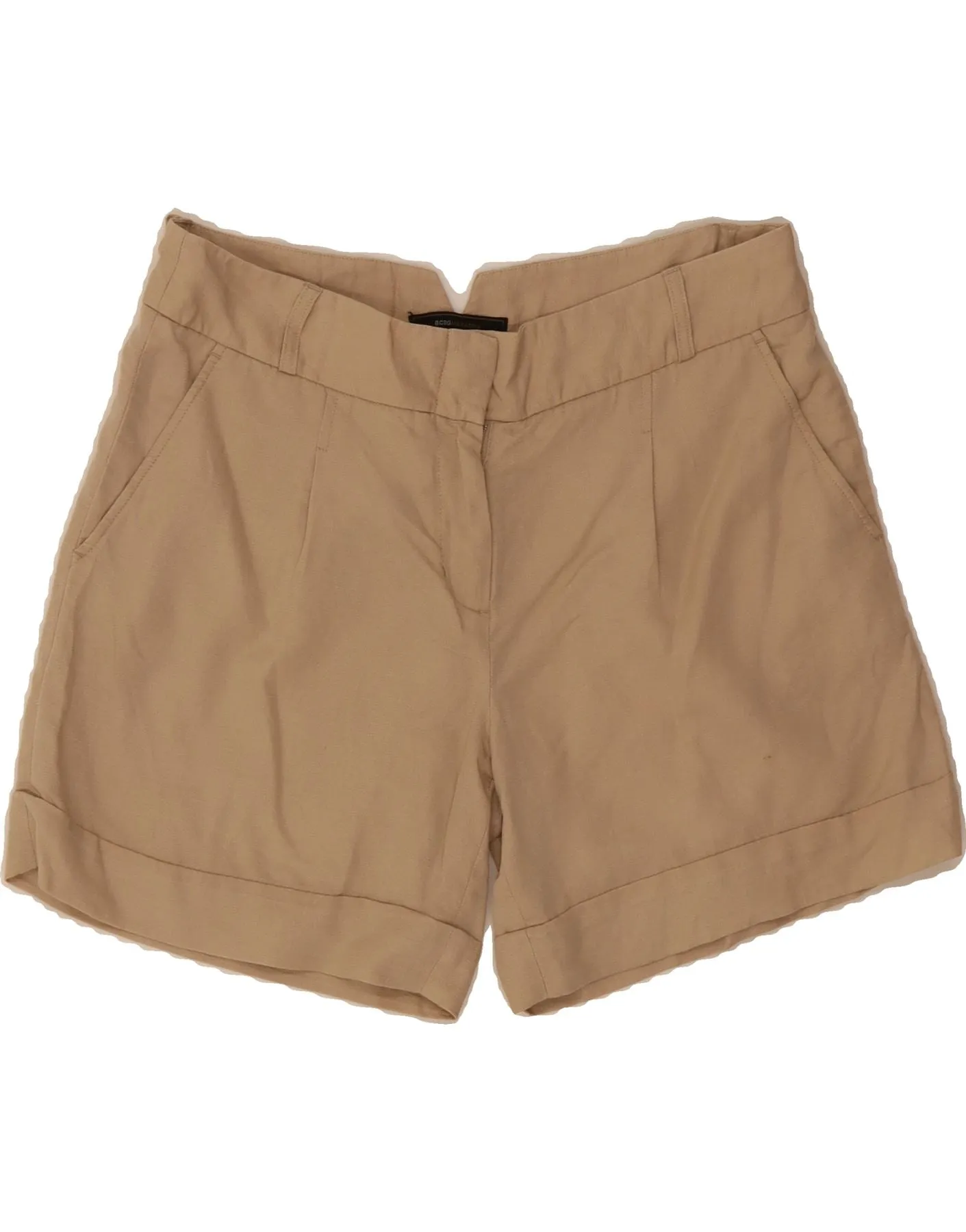 Sophisticated Elegance BCBGMAXAZRIA Womens Chino Shorts US 6 Medium W32  Beige Lyocell