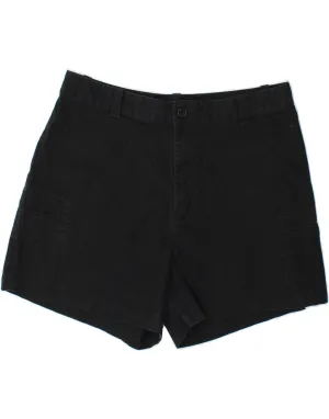 Multi Pocket Utility gender-neutral LEE Womens High Waist Casual Shorts US 14 XL W32  Black Cotton