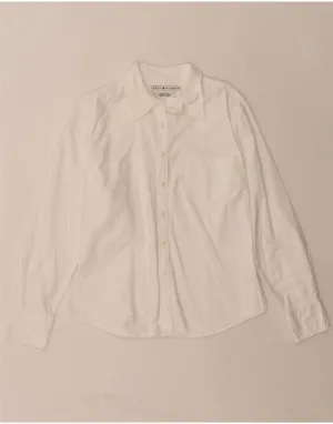 Airflow Ventilation System TOMMY HILFIGER Womens Shirt UK 14 Medium White Cotton