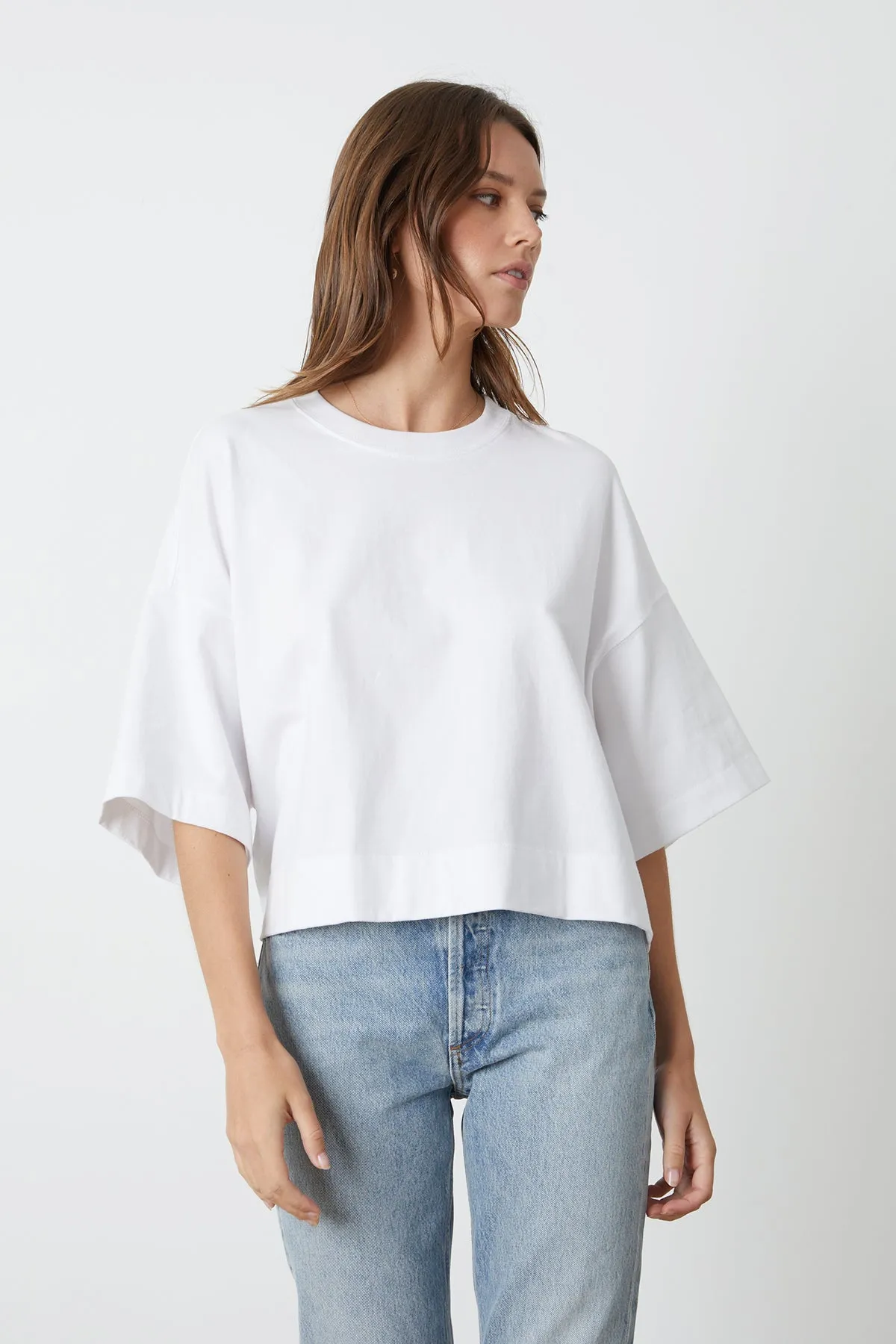 Cozy and Soft AIMEE OVERSIZED CROPPED TEE