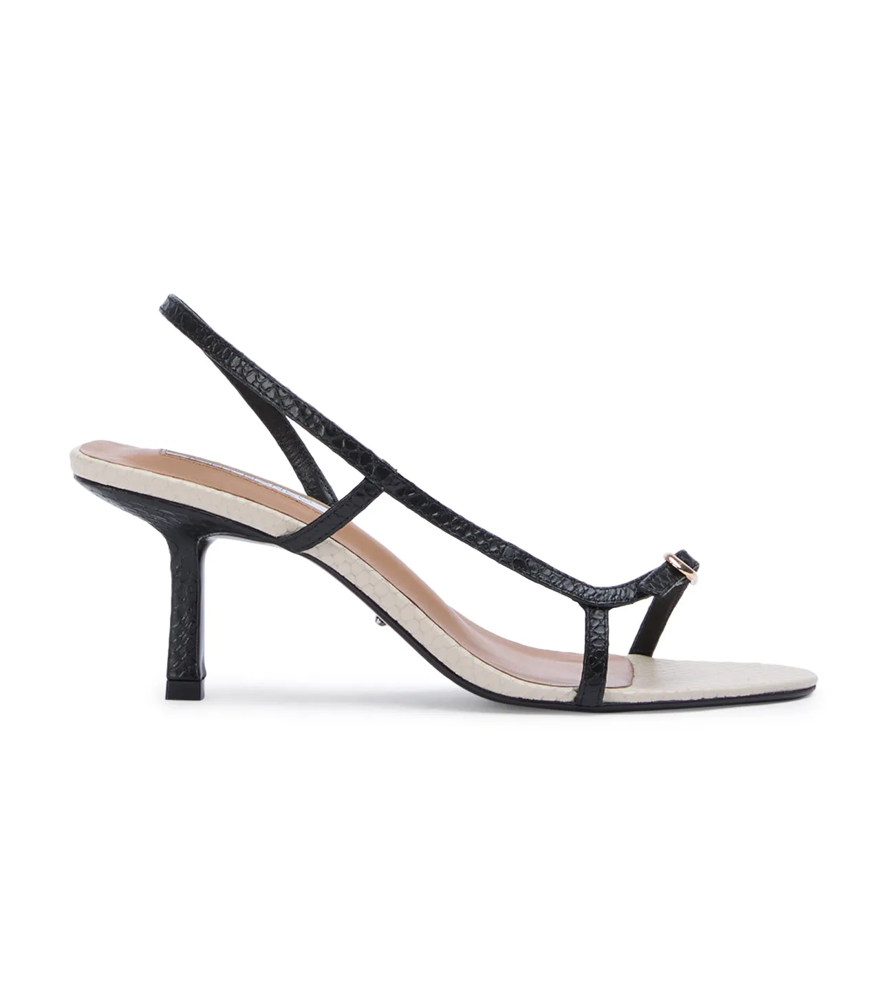 Casual Heels for Work Christine Black Snake