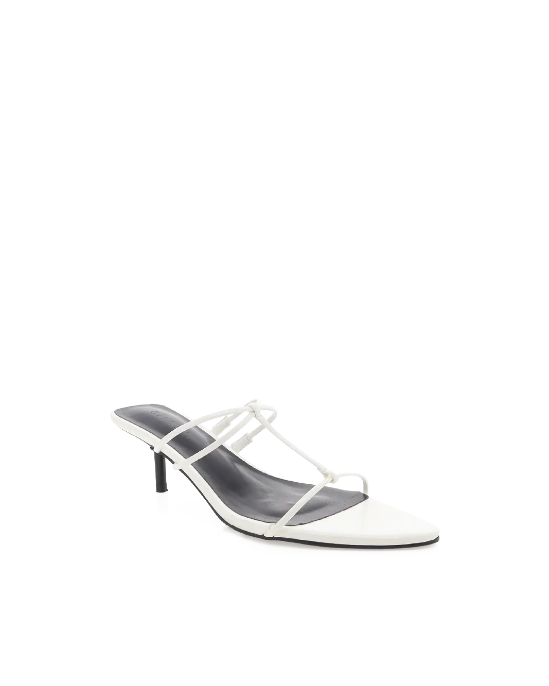 MOON - WHITE SHINE Bold Wedding Heels