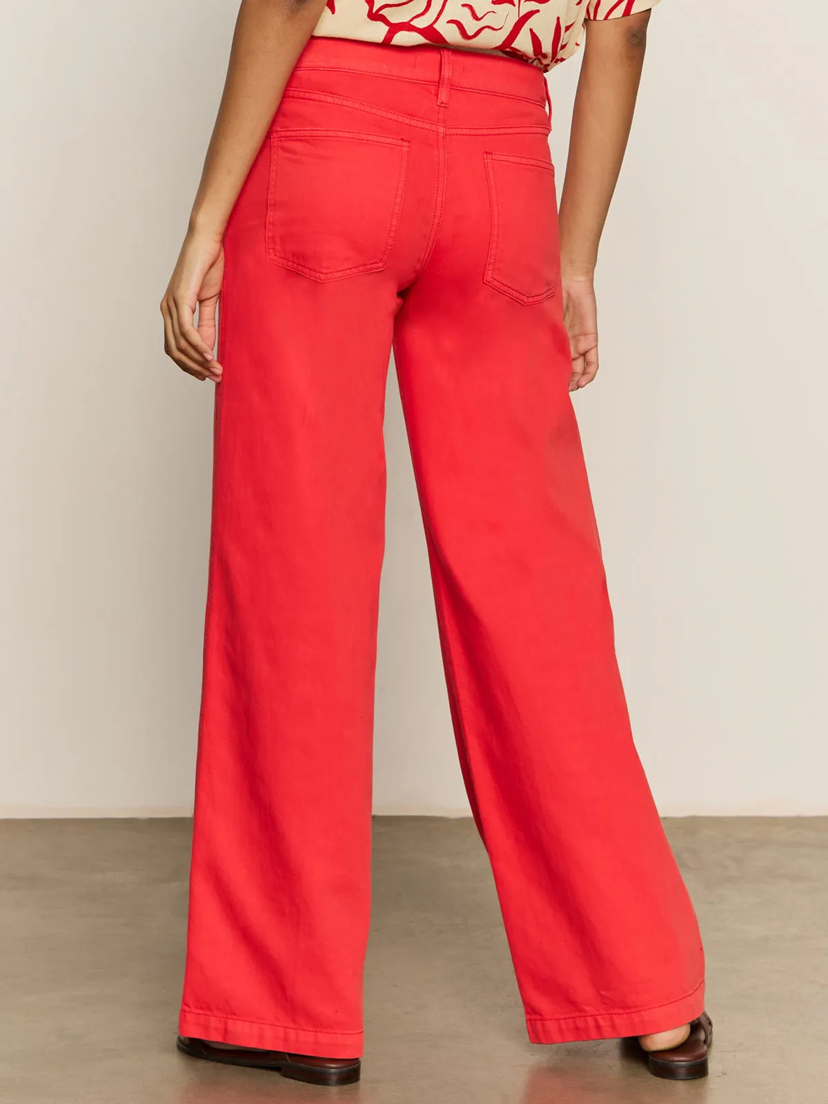 Quick Flex Highland Wide Leg Standard Rise Pant Cayenne