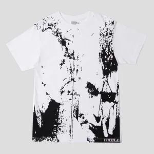Hoddle Noise Tee - White Relaxed Comfort Look Casual Flex