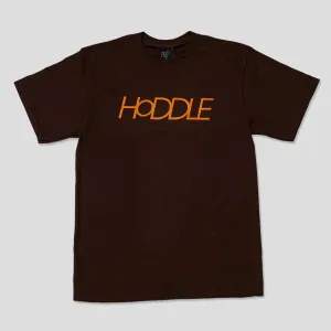 HODDLE "LOGO" TEE BROWN/ORANGE Workout Simple Yet Elegant