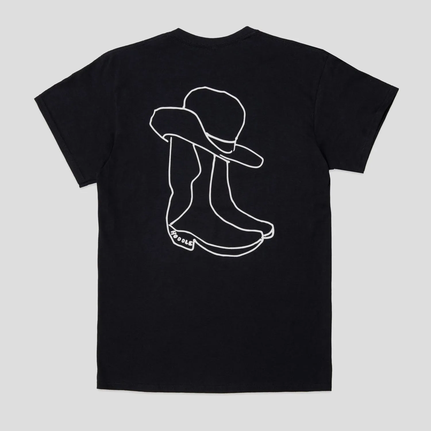 HODDLE "LONE RANGER" TEE BLACK Chilly Comfort Wear