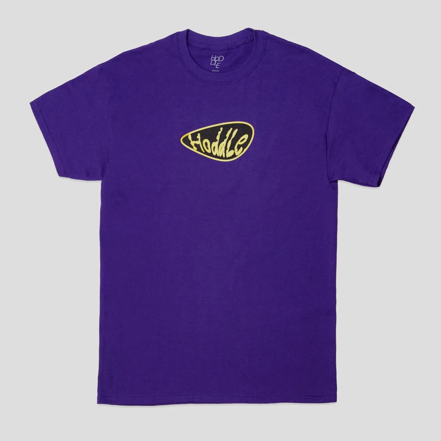 HODDLE "WASHING LOGO" TEE PURPLE UV Protective Coating LightweightBlend