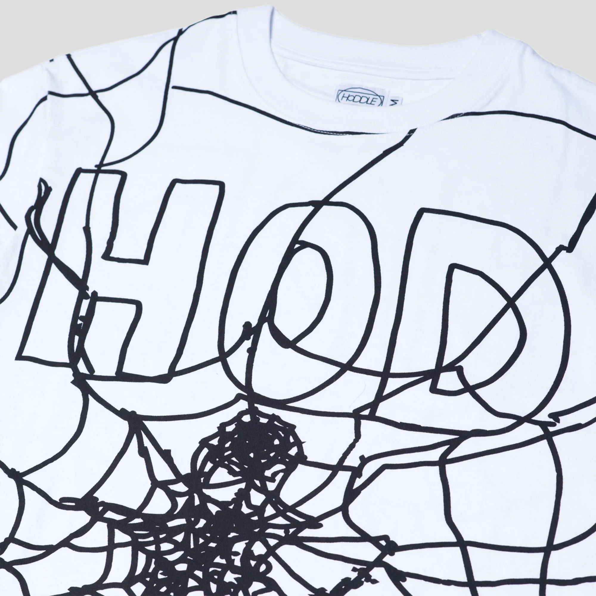 Hoddle Web Tee - White coordinate with other items polo neck