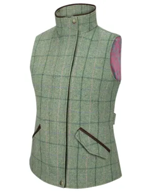 Weather - resistant Traditional Design Hoggs of Fife Roslin Ladies Technical Tweed Waistcoat