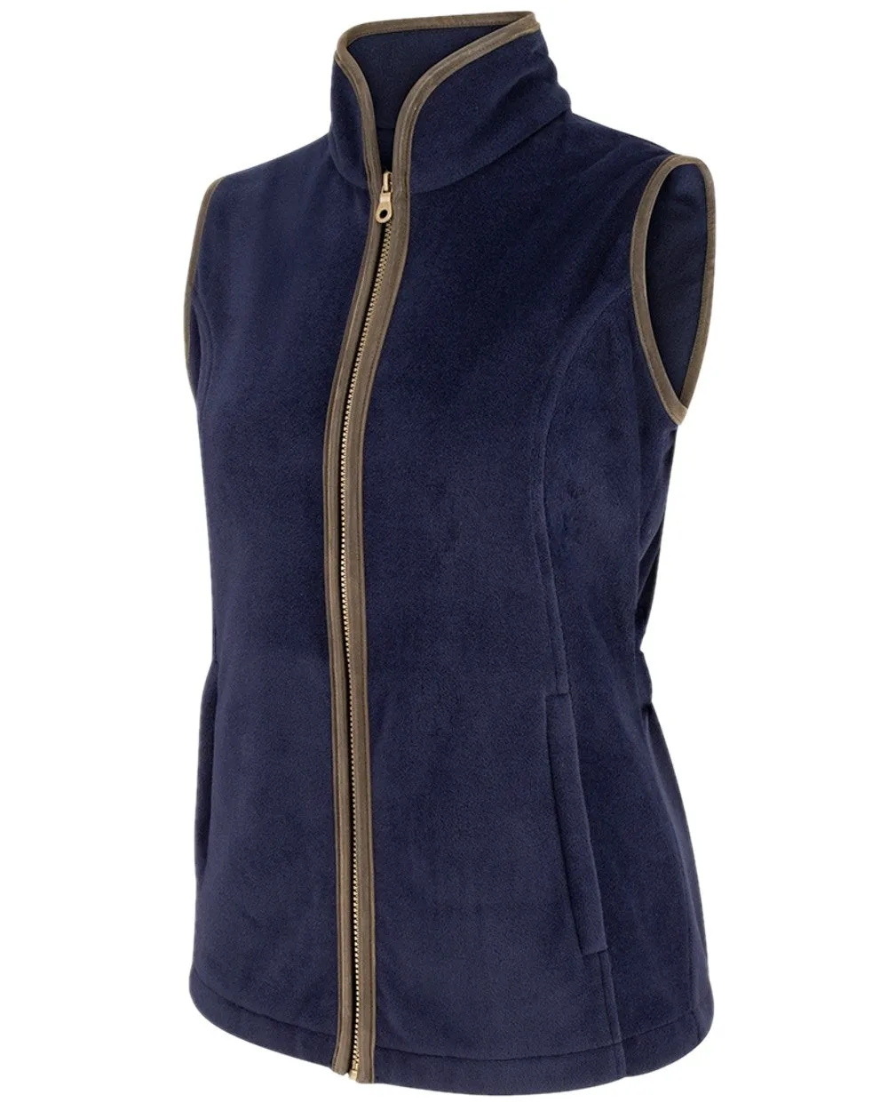 peacekeeping forces Ribbed Trim Hoggs of Fife Stenton Ladies Fleece Gilet