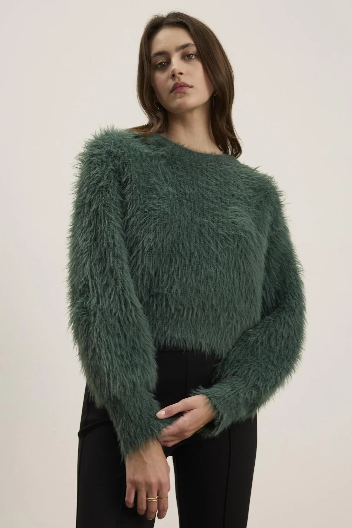 HOLLAND FEATHER YARN CARDIGAN Layered Chill