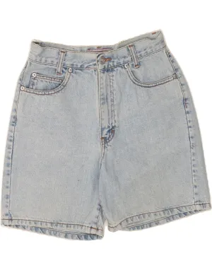 Sustainable production ESPRIT Womens High Waist Denim Shorts EU 36 Small W28  Blue