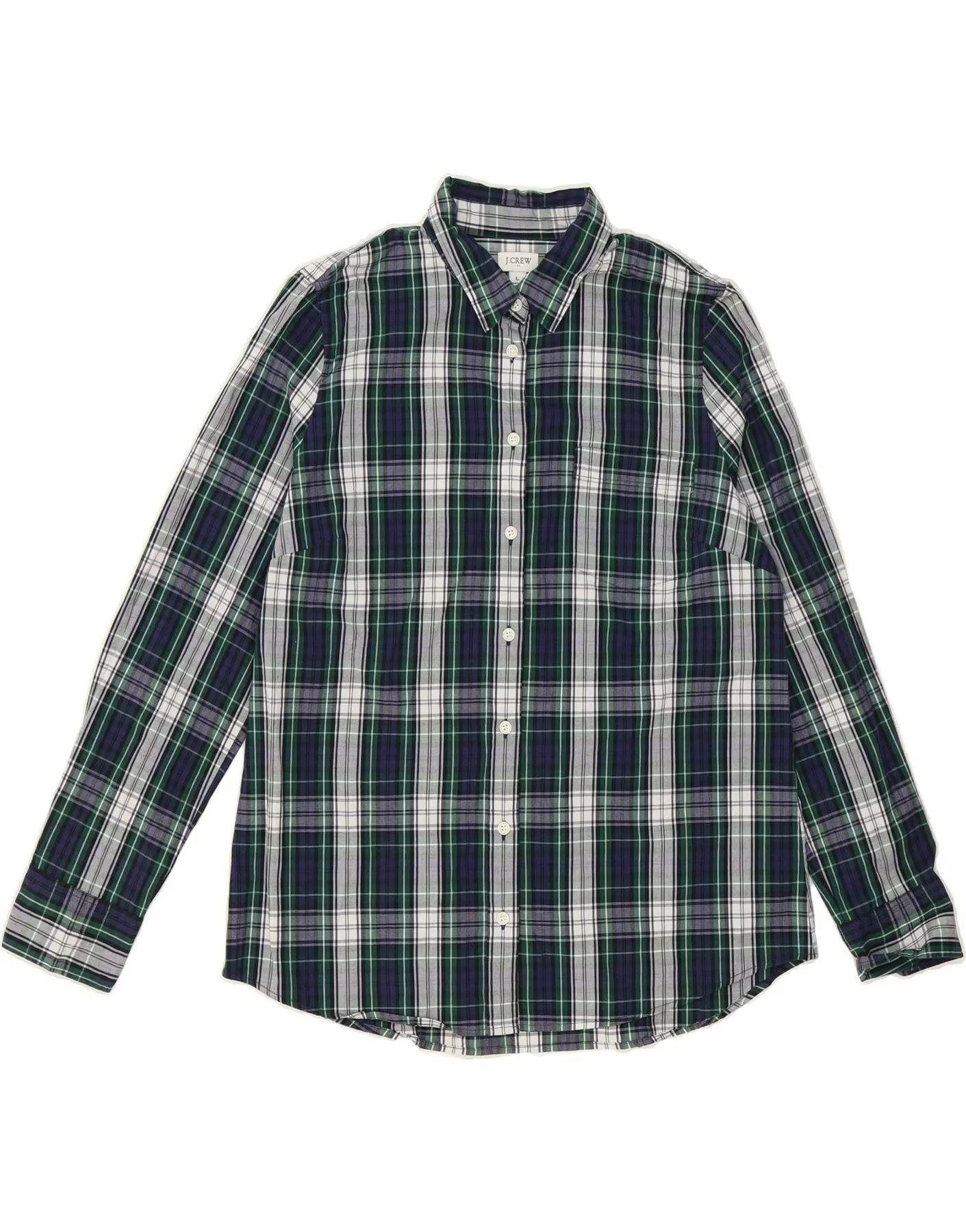 Practical Choice J. CREW Womens Shirt UK 16 Large Multicoloured Check Cotton