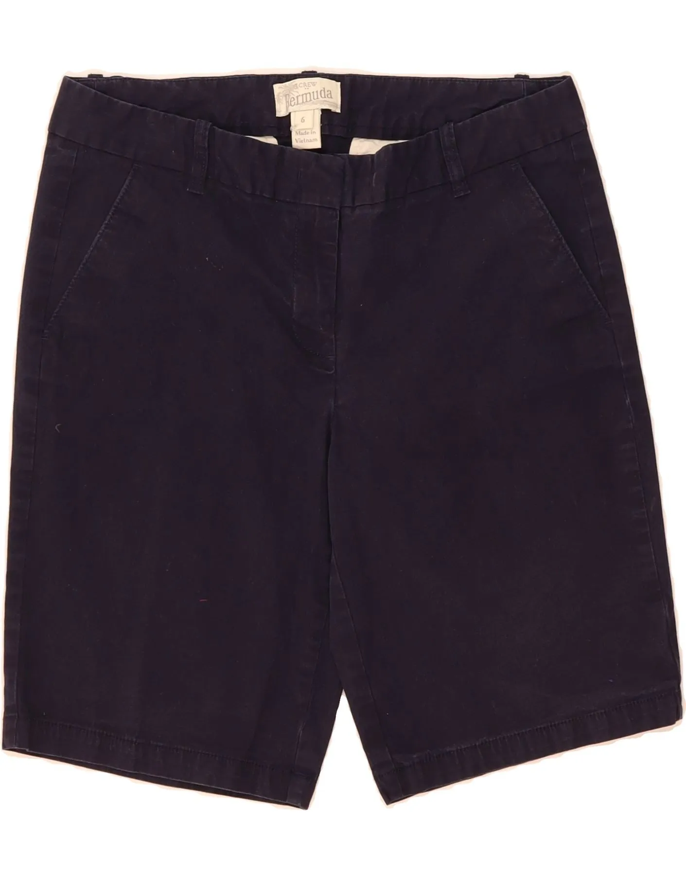 Artistic Design J. CREW Womens Bermuda Bermuda Shorts US 6 Medium W30  Navy Blue Cotton