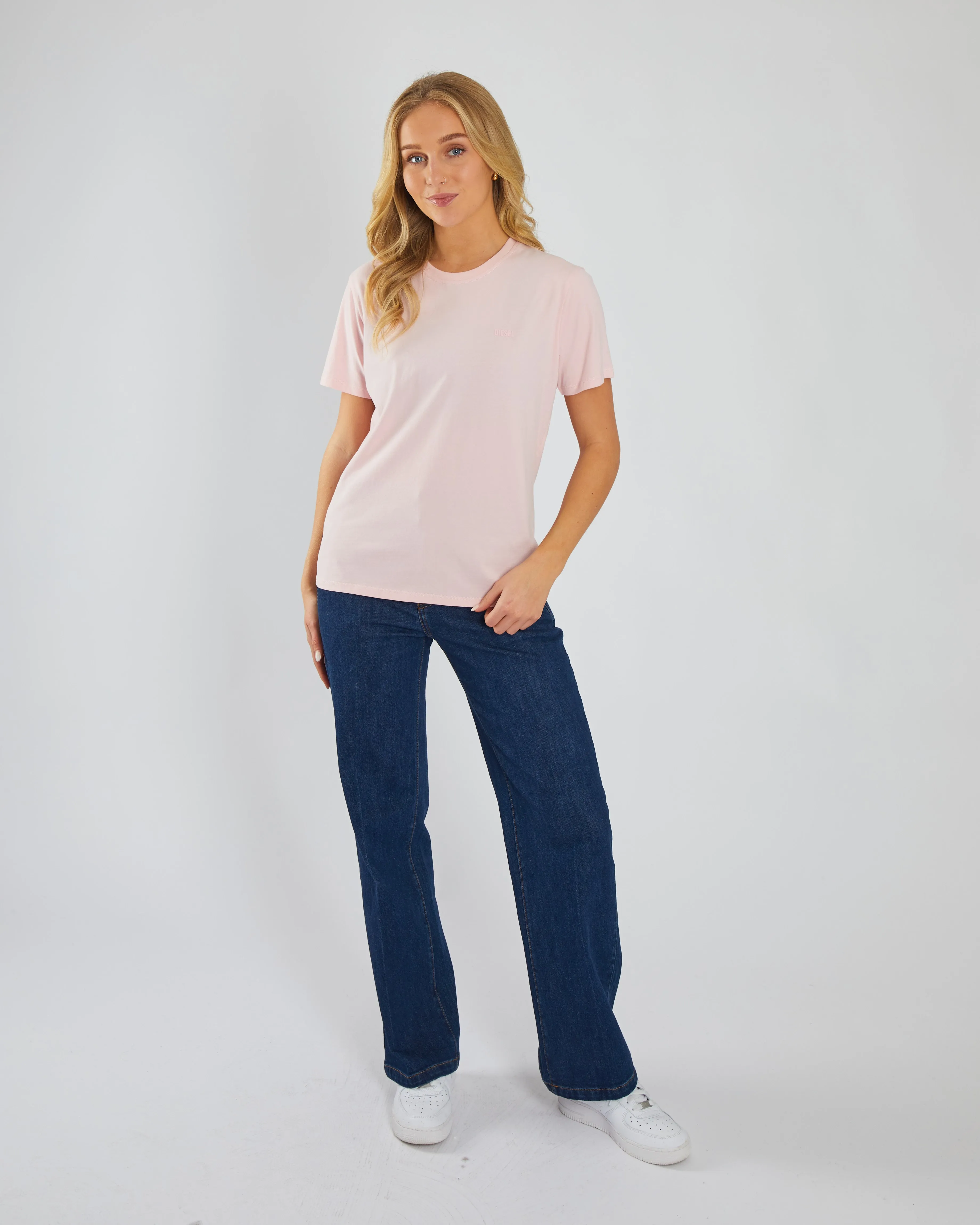 Jada Basic O Neck Bermuda Pink Quick Layer Fit