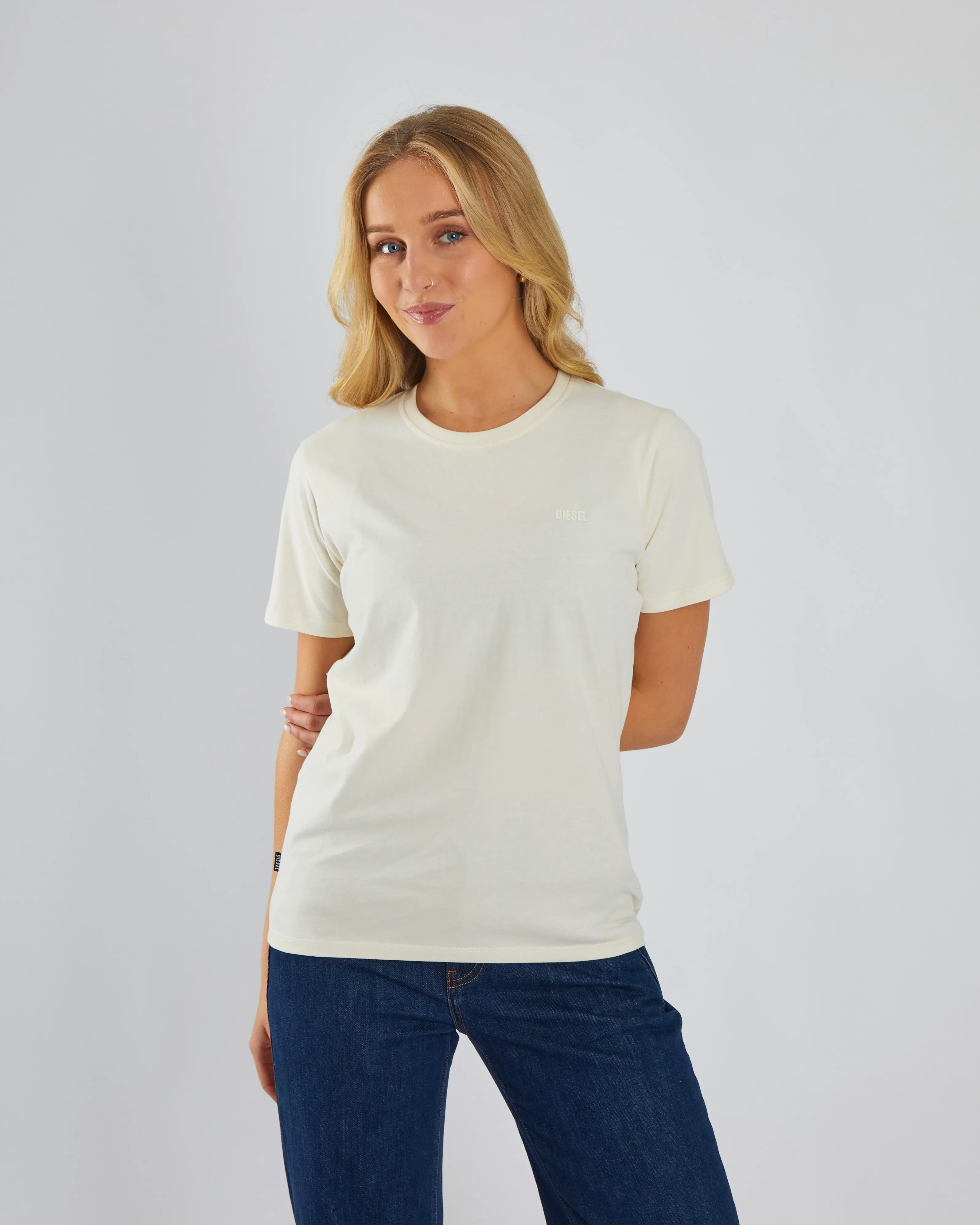 Jada Basic O Neck Cream Breathable Active Wear