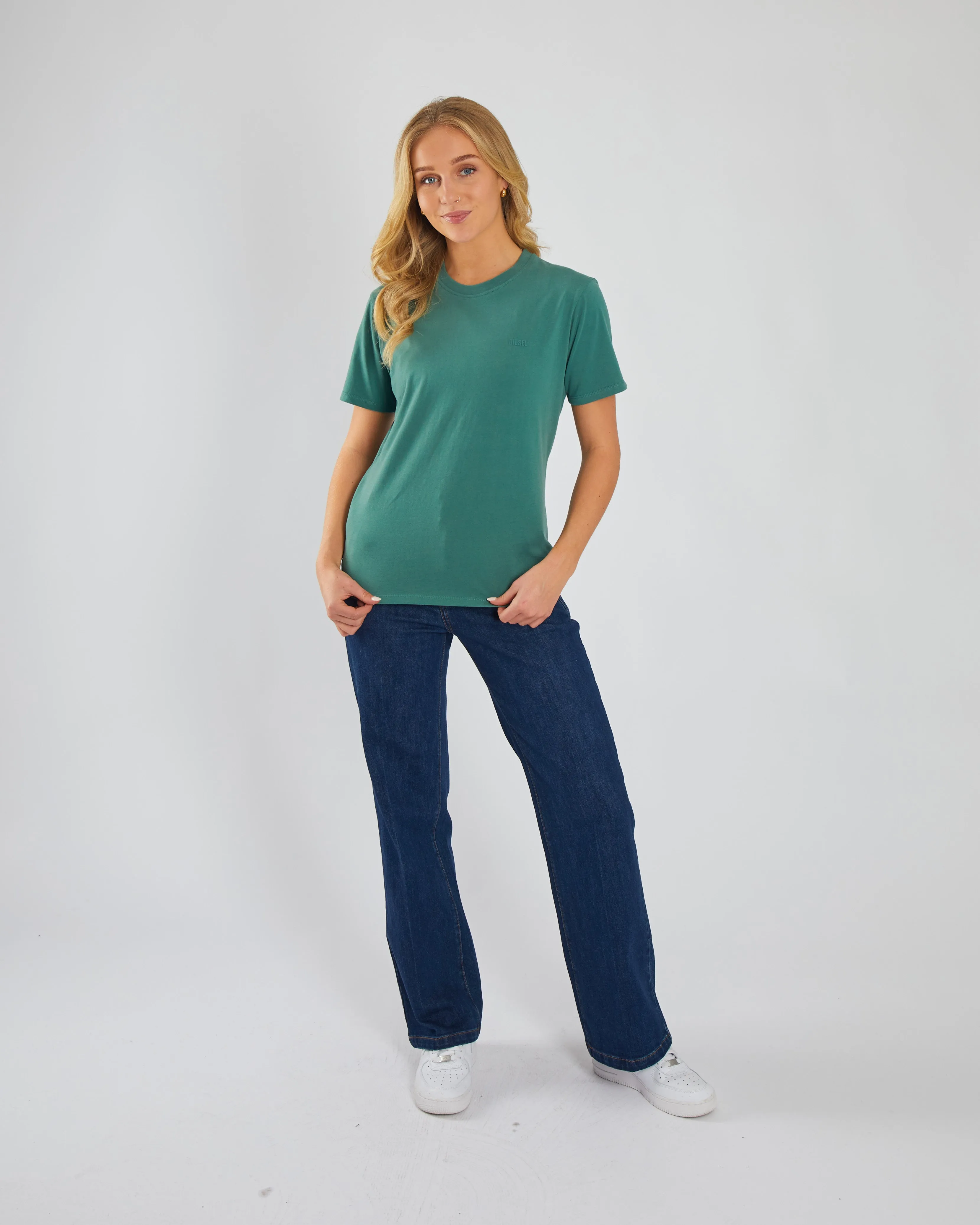 Seasonal Must-Have Jada Basic O Neck Green Trail