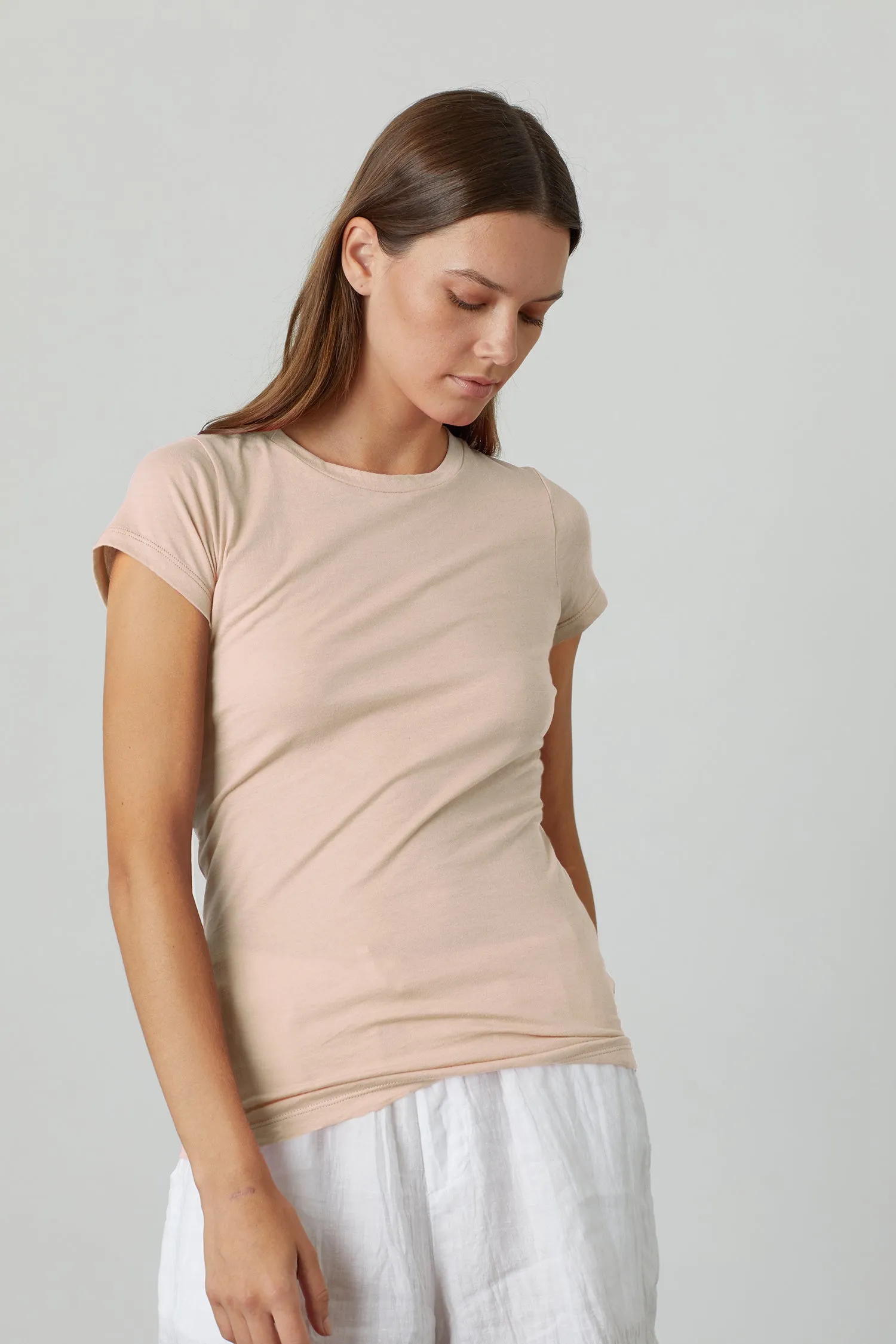 Buttery Soft Fabric Modern Simplicity JEMMA TEE