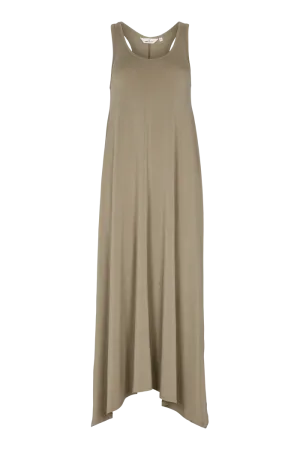 All Fit Jo Long Tank Dress - Vetiver