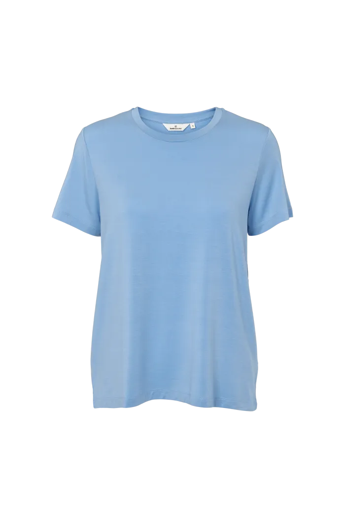 Jolanda Tee - Blissful Blue Tubular Knit Structure