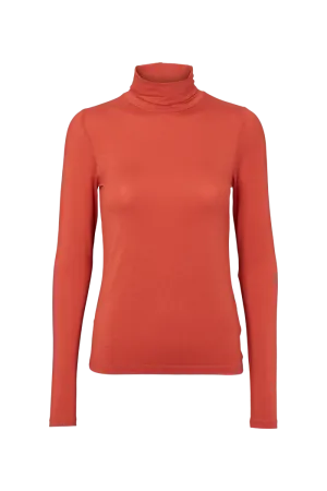 Joline T-Neck - Cinnabar Trendy Comfort Wear