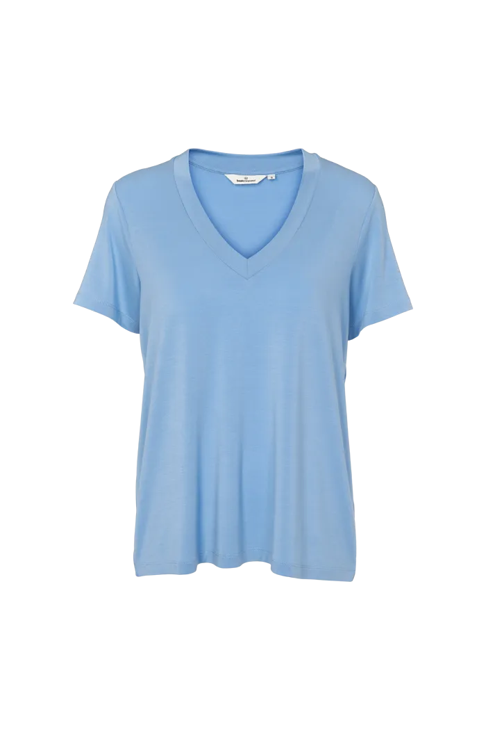 Tight fit sexiness Joline V-neck - Blissful Blue