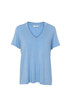 Cozy and Soft Casual Choice Wear Joline V-neck - Blissful Blue