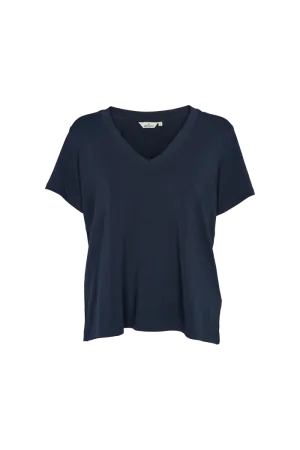 Urban Trend Cozy Design Fit Joline V-neck - Navy