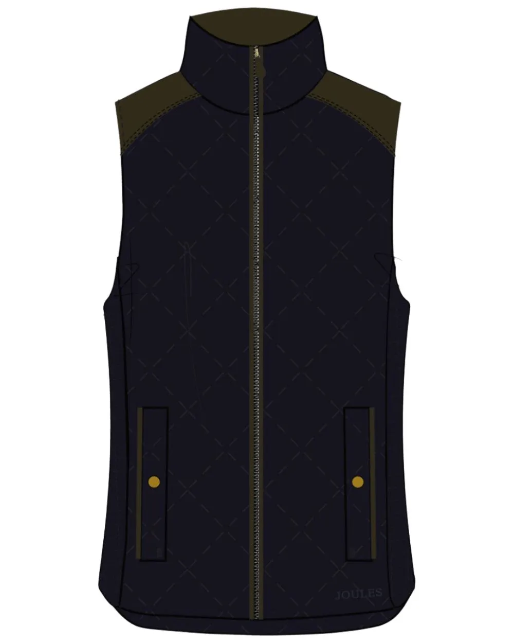 Joules Braemar Luxe Gilet Anti Pill Surface Breathable Construction