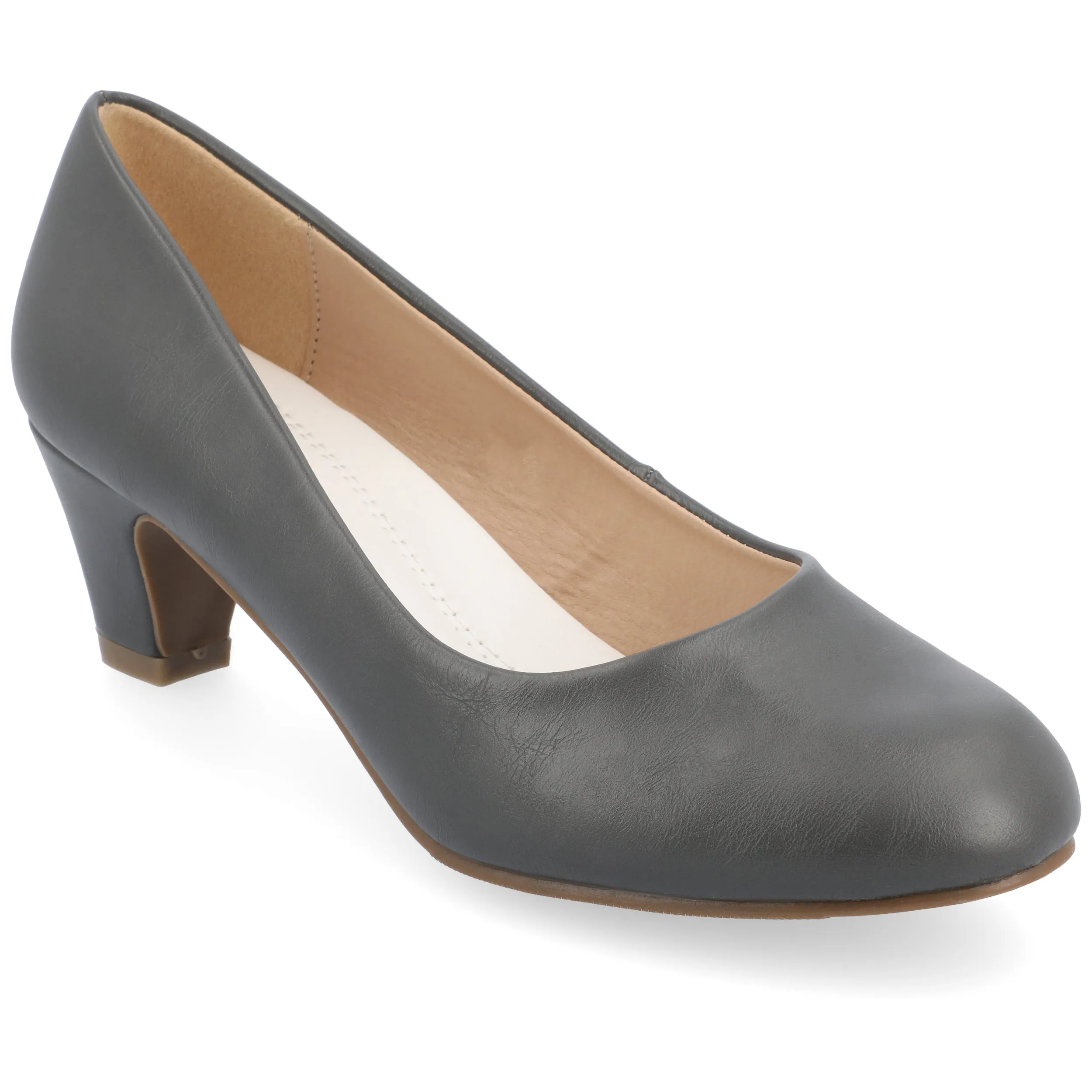 Journee Collection Women's Comfort Luu-M Pump Cushioned Refined Style