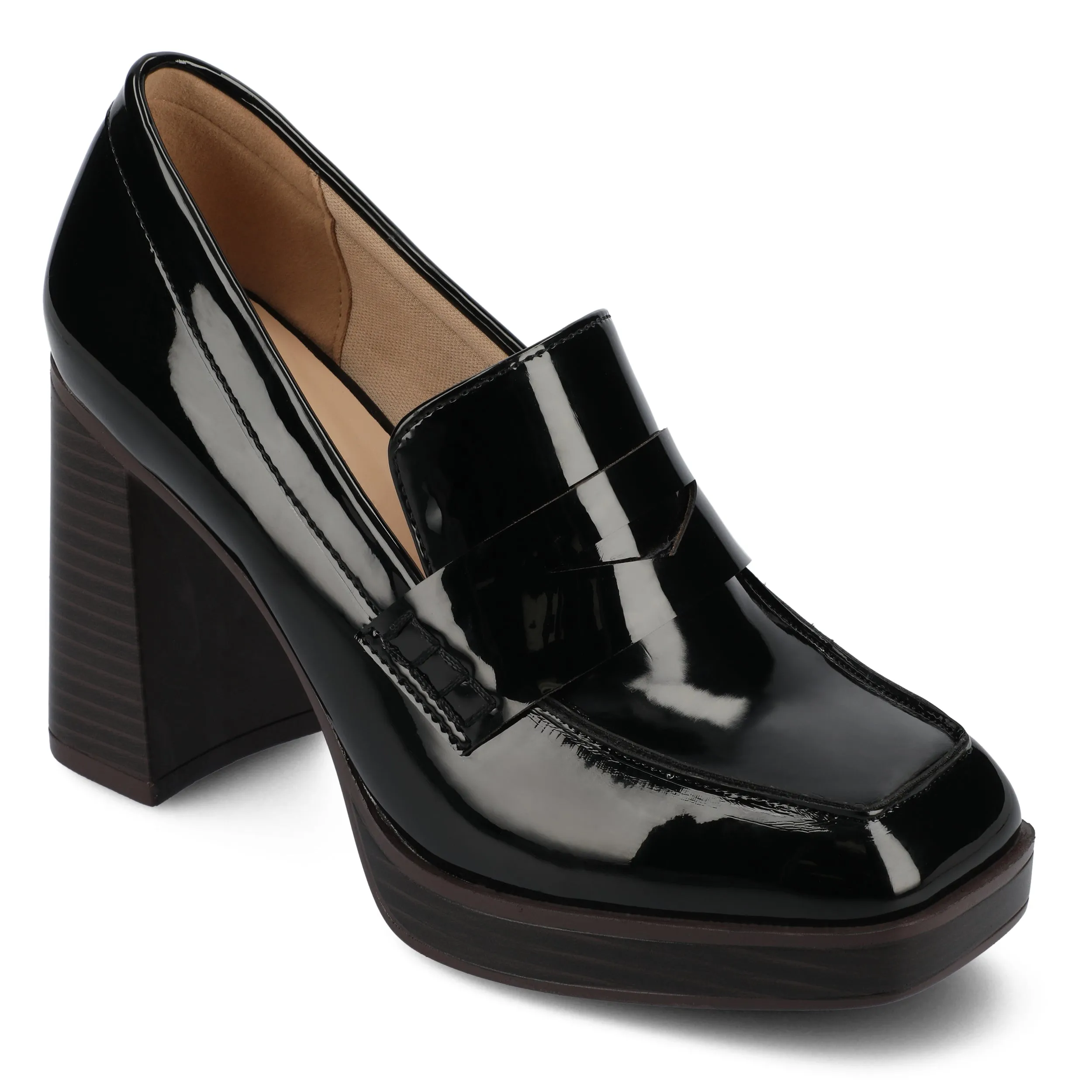 Lace Up Style Luxury heels Journee Collection Women's Ezzey Pump