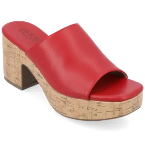 Journee Collection Women's Tru Comfort Foam Astter Sandals Comfort Padding