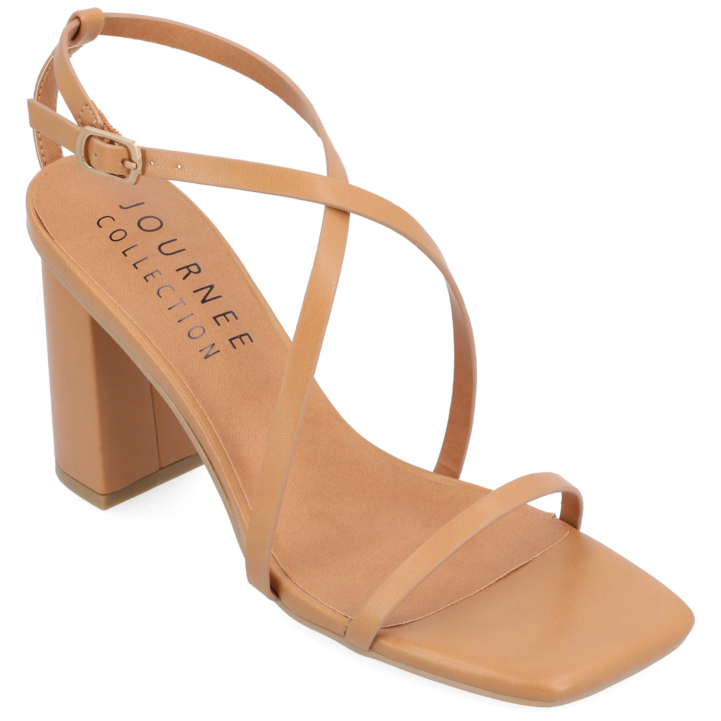 Journee Collection Women's Tru Comfort Foam Lenorra Sandals Comfortable Insole Comfortable Heels for Work