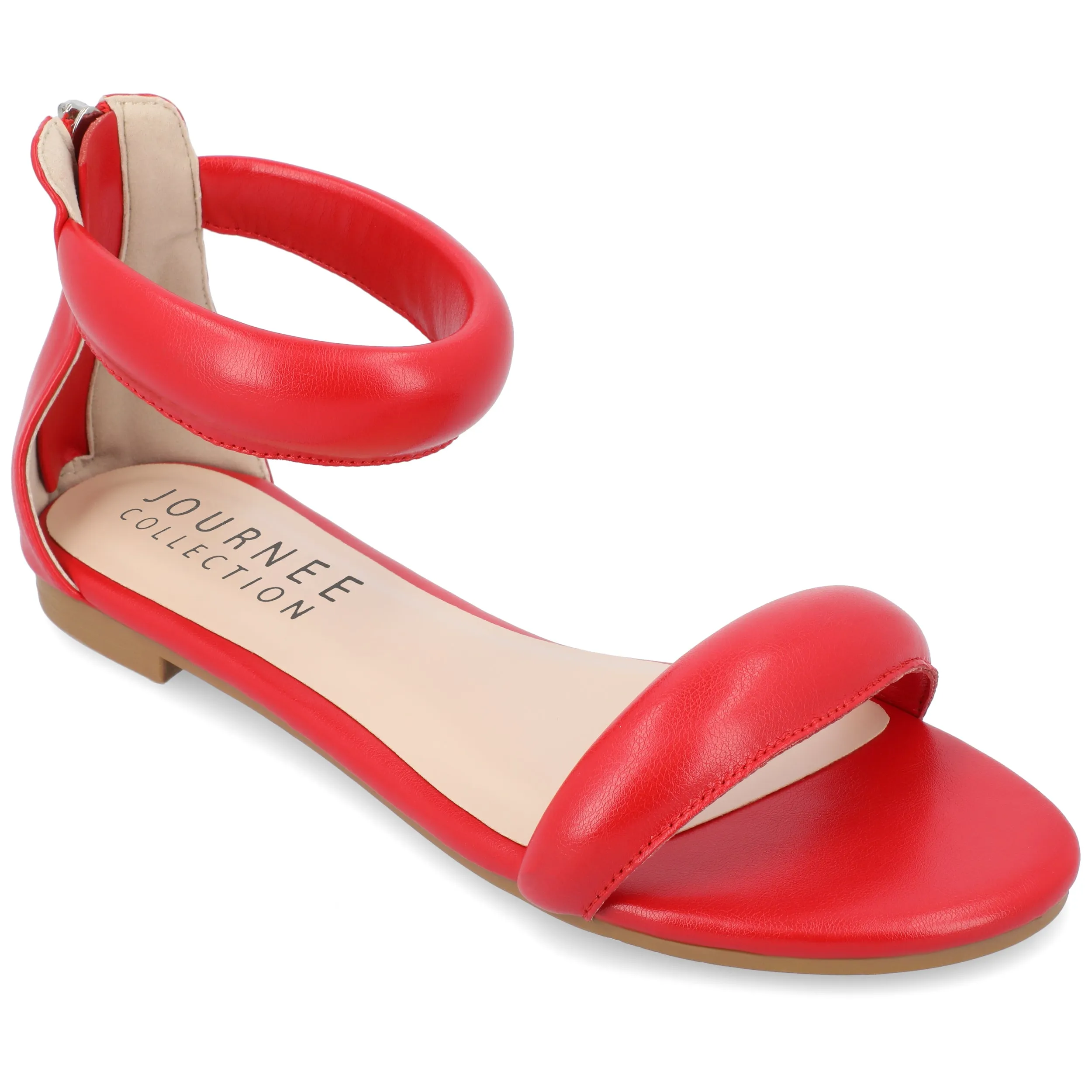 Journee Collection Women's Tru Comfort Foam Peytonn Sandal Vintage Vibe Slip-On Pumps