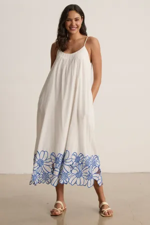 Water-resistant JULIETTE EMBROIDERED DRESS