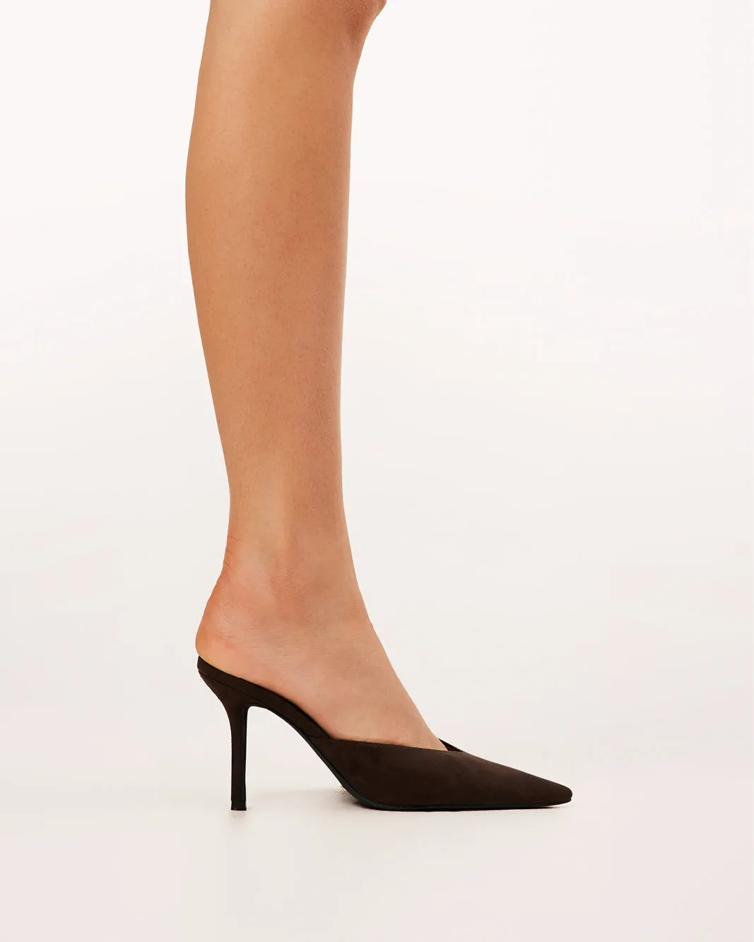 KAREY - DARK CACAO SUEDE Stylish Stilettos Classic Pumps