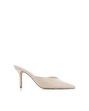 lace up closure KAREY - OYSTER SHINE