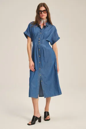KARINA CHAMBRAY DRESS Edge Shape Street Casual