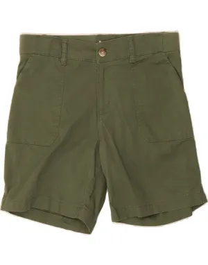 LEE Womens Mid Rise Regular Fit Bermuda Shorts US 8 Medium W30 Green Spring Collection Bold colors