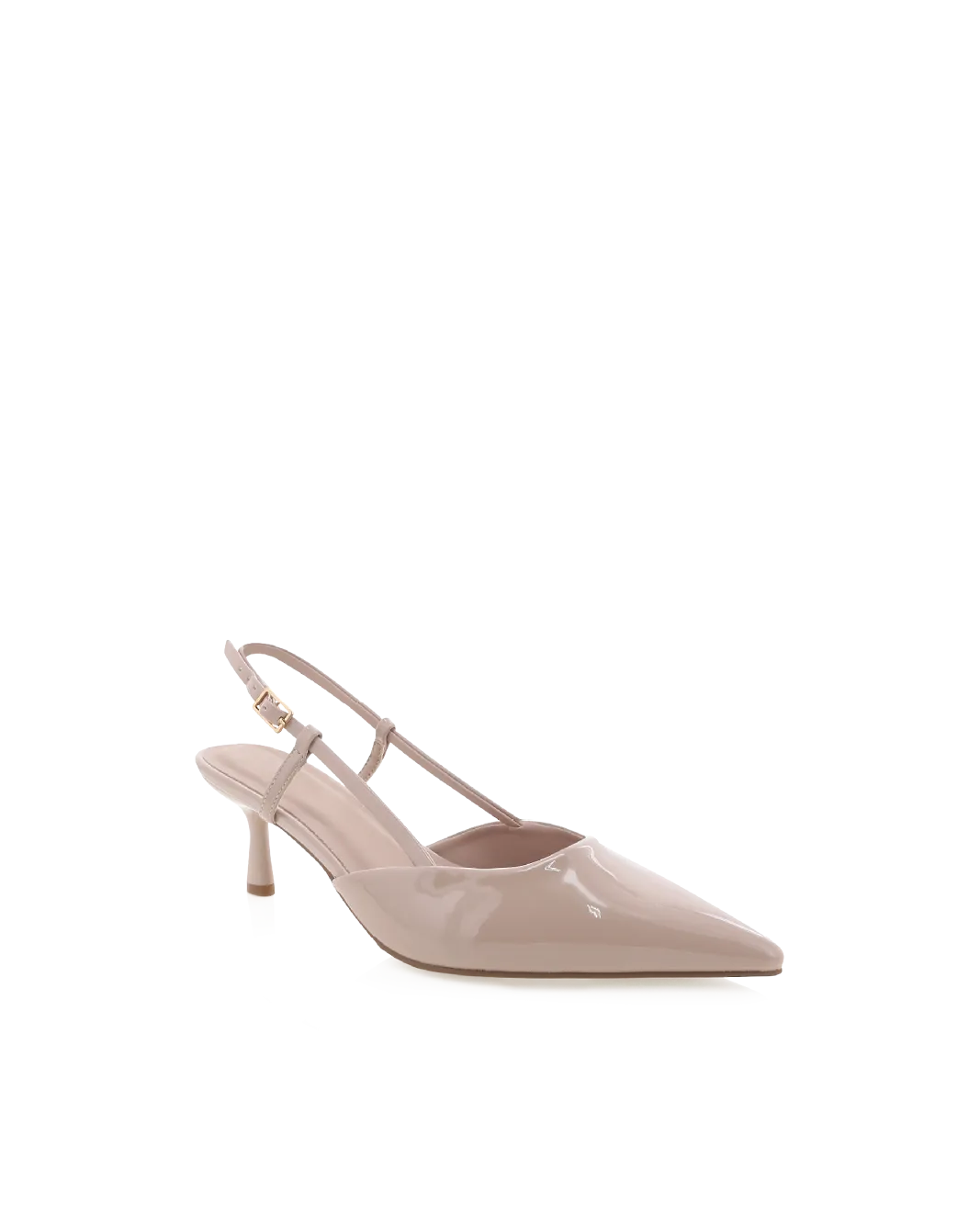 Relaxed Glam Luxury Sandals KYRIE - LATTE PATENT