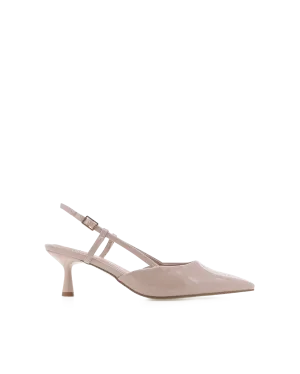 KYRIE - LATTE PATENT Embellished Wedding Shoes