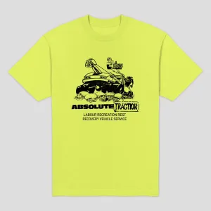 Fresh Style Trend Labour Rest Recreation Absolute Traction T-Shirt - Hi Vis Green