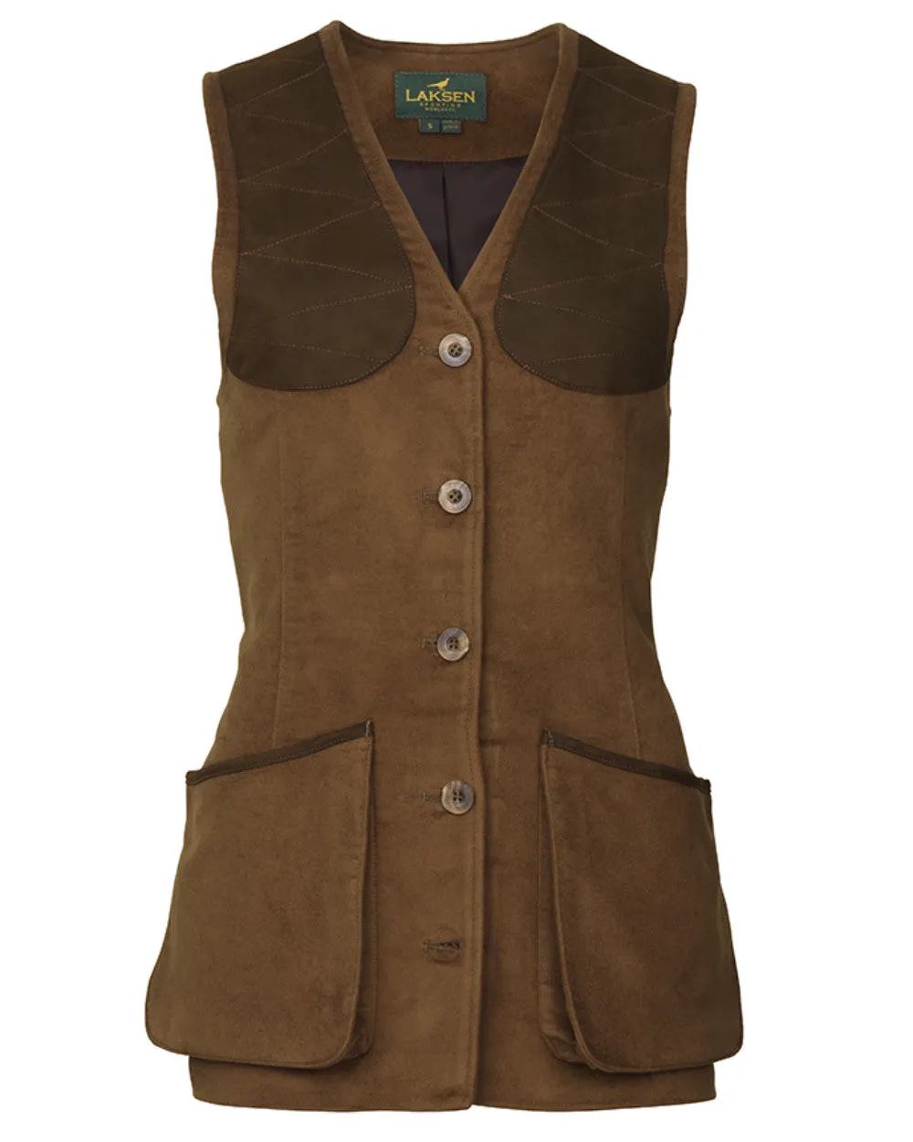 Laksen Lady Belgravia Moleskin Beauly Shooting Vest Eco Friendly Material Fresh Layer