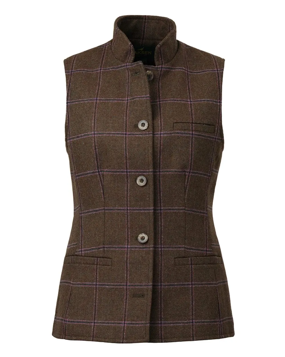 Laksen Pippa Fife Tweed Vest Stretchable Fabric Anti Pilling Surface